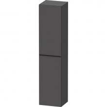 Duravit DE1328L4949 - D-Neo Wall-Mount Tall Cabinet Graphite