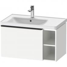 Duravit DE425801818 - D-Neo One Drawer Wall-Mount Vanity Unit White Matte