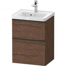 Duravit DE4350021210000 - D-Neo Vanity Unit Wall-Mounted Walnut Dark