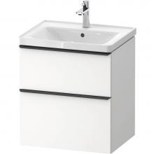 Duravit DE4359018180000 - D-Neo Vanity Unit Wall-Mounted White Matte