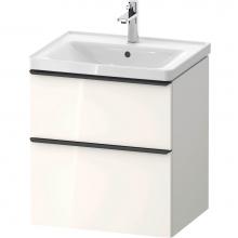 Duravit DE4359022220000 - D-Neo Vanity Unit Wall-Mounted White High Gloss