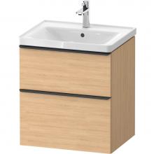 Duravit DE4359030300000 - D-Neo Vanity Unit Wall-Mounted Natural Oak