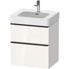 Duravit DE4376022220000 - D-Neo Vanity Unit Wall-Mounted White High Gloss