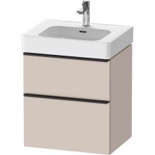 Duravit DE4376091910000 - D-Neo Vanity Unit Wall-Mounted Taupe