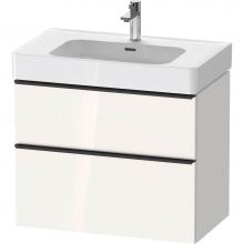 Duravit DE4377022220000 - D-Neo Vanity Unit Wall-Mounted White High Gloss