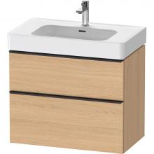 Duravit DE4377030300000 - D-Neo Vanity Unit Wall-Mounted Natural Oak