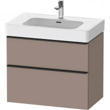 Duravit DE4377043430000 - D-Neo Vanity Unit Wall-Mounted Basalt Matte