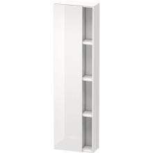 Duravit DS1248R2118 - Duravit DuraStyle Tall Cabinet Walnut Dark|White