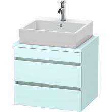 Duravit DS530500909 - Duravit DuraStyle Vanity Unit for Console  Light Blue Matte