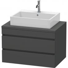 Duravit DS531704949 - Duravit DuraStyle Vanity Unit for Console  Graphite Matte