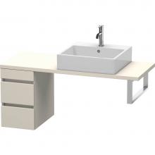 Duravit DS532509191 - Duravit DuraStyle Low Cabinet for Console  Taupe Matte