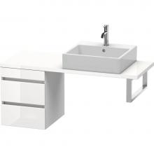 Duravit DS532602222 - Duravit DuraStyle Low Cabinet for Console  White High Gloss