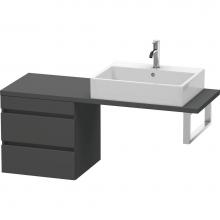 Duravit DS532704949 - Duravit DuraStyle Low Cabinet for Console  Graphite Matte