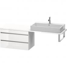 Duravit DS532902222 - Duravit DuraStyle Low Cabinet for Console  White High Gloss