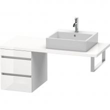 Duravit DS533602243 - Duravit DuraStyle Low Cabinet for Console  White High Gloss