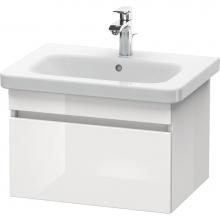 Duravit DS638007518 - Duravit DuraStyle One Drawer Wall-Mount Vanity Unit Linen|White