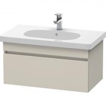 Duravit DS638409191 - Duravit DuraStyle One Drawer Wall-Mount Vanity Unit Taupe