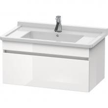 Duravit DS638807518 - Duravit DuraStyle One Drawer Wall-Mount Vanity Unit Linen|White