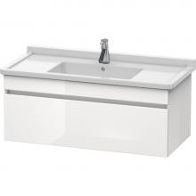 Duravit DS638907518 - Duravit DuraStyle One Drawer Wall-Mount Vanity Unit Linen|White