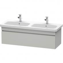 Duravit DS639800707 - Duravit DuraStyle One Drawer Wall-Mount Vanity Unit Concrete Gray