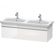 Duravit DS639809118 - Duravit DuraStyle One Drawer Wall-Mount Vanity Unit Taupe|White