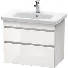 Duravit DS648107518 - Duravit DuraStyle Two Drawer Wall-Mount Vanity Unit Linen|White