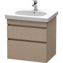 Duravit DS648307575 - Duravit DuraStyle Two Drawer Wall-Mount Vanity Unit Linen