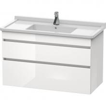 Duravit DS648907518 - Duravit DuraStyle Two Drawer Wall-Mount Vanity Unit Linen|White