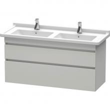 Duravit DS649000707 - Duravit DuraStyle Two Drawer Wall-Mount Vanity Unit Concrete Gray