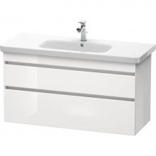 Duravit DS649507543 - Duravit DuraStyle Two Drawer Wall-Mount Vanity Unit Linen|Basalt