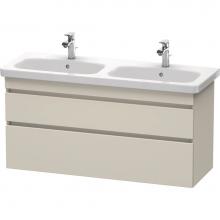 Duravit DS649809191 - Duravit DuraStyle Two Drawer Wall-Mount Vanity Unit Taupe