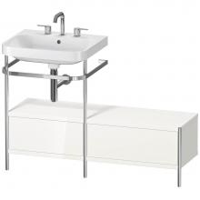 Duravit HP4860T2222 - Duravit Happy D.2 Plus C-Shaped Metal Console  White High Gloss