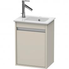 Duravit KT6417R9191 - Duravit Ketho One Door Wall-Mount Vanity Unit Taupe