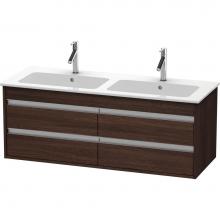 Duravit KT643305353 - Duravit Ketho Vanity Unit Wall-Mounted  Chestnut Dark