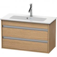 Duravit KT645305252 - Duravit Ketho Vanity Unit Wall-Mounted  European Oak