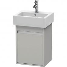 Duravit KT6630L0707 - Duravit Ketho Wall-Mount Vanity Unit Concrete Gray