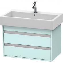 Duravit KT663700909 - Duravit Ketho Vanity Unit Wall-Mounted  Light Blue Matte