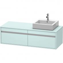 Duravit KT6697R0909 - Duravit Ketho Vanity Unit Wall-Mounted  Light Blue Matte