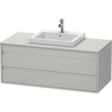 Duravit KT675600707 - Duravit Ketho Vanity Unit Wall-Mounted  Concrete Gray Matte