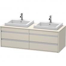 Duravit KT6757B9191 - Duravit Ketho Vanity Unit Wall-Mounted  Taupe Matte