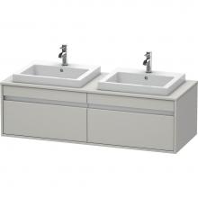 Duravit KT6797B0707 - Duravit Ketho Vanity Unit Wall-Mounted  Concrete Gray Matte