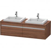 Duravit KT6797B2121 - Duravit Ketho Vanity Unit Wall-Mounted  Dark Walnut