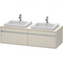 Duravit KT6797B9191 - Duravit Ketho Vanity Unit Wall-Mounted  Taupe Matte