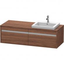 Duravit KT6797R2121 - Duravit Ketho Vanity Unit Wall-Mounted  Dark Walnut