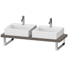 Duravit LC101C09090 - Duravit L-Cube Console  Flannel Gray Satin Matte