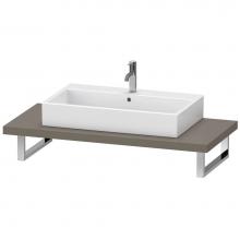 Duravit LC102C09090 - Duravit L-Cube Console  Flannel Gray Satin Matte