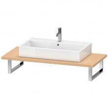 Duravit LC104C01212 - Duravit L-Cube Console with One Sink Cut-Out Brushed Oak