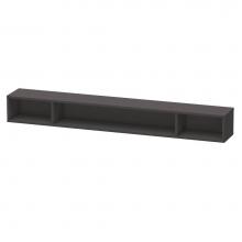 Duravit LC120108080 - L-Cube Wall Shelf with Three Compartments Graphite