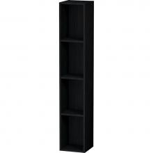 Duravit LC120501616 - L-Cube Wall Shelf with Four Compartments Oak Black