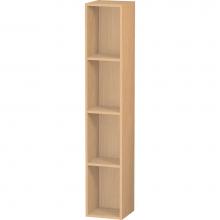 Duravit LC120503030 - L-Cube Wall Shelf with Four Compartments Natural Oak